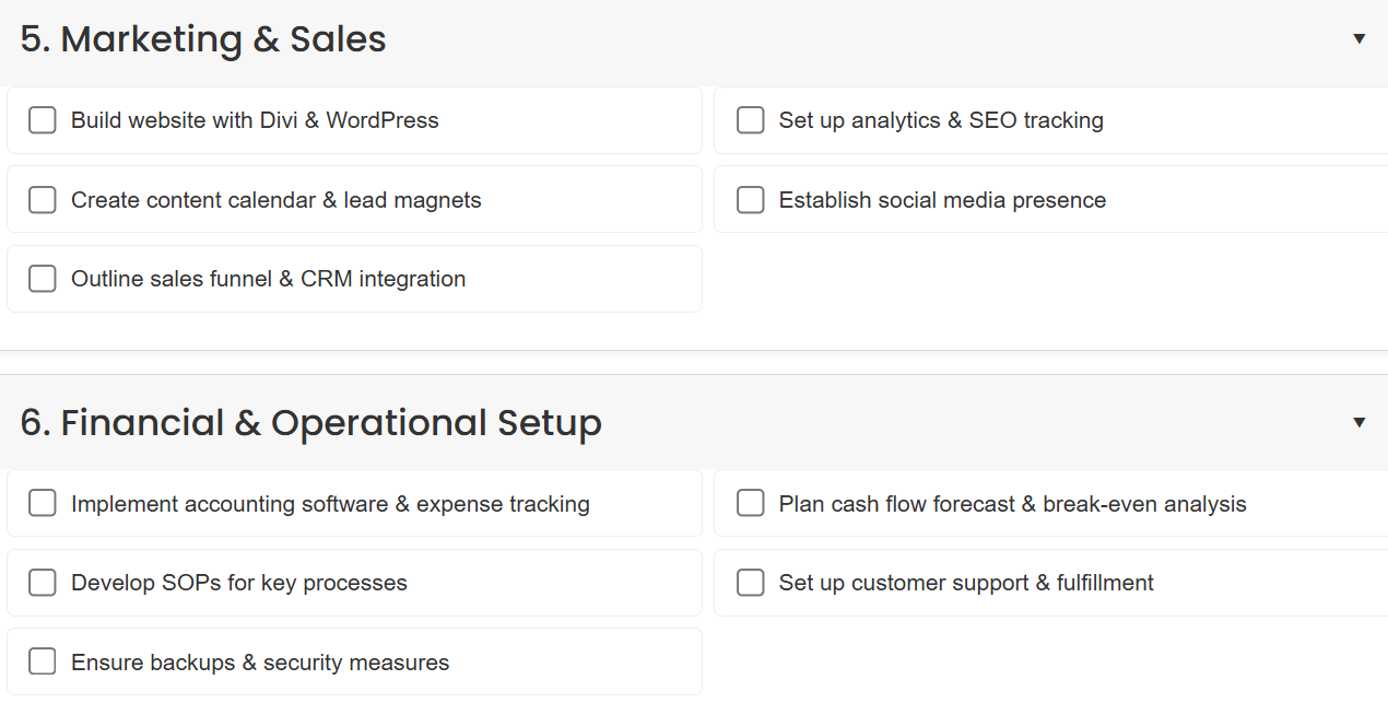 Mídia 2 de Startup QuickStart Checklist - Inicie mais inteligente com este guia de inicialização de 30 etapas
