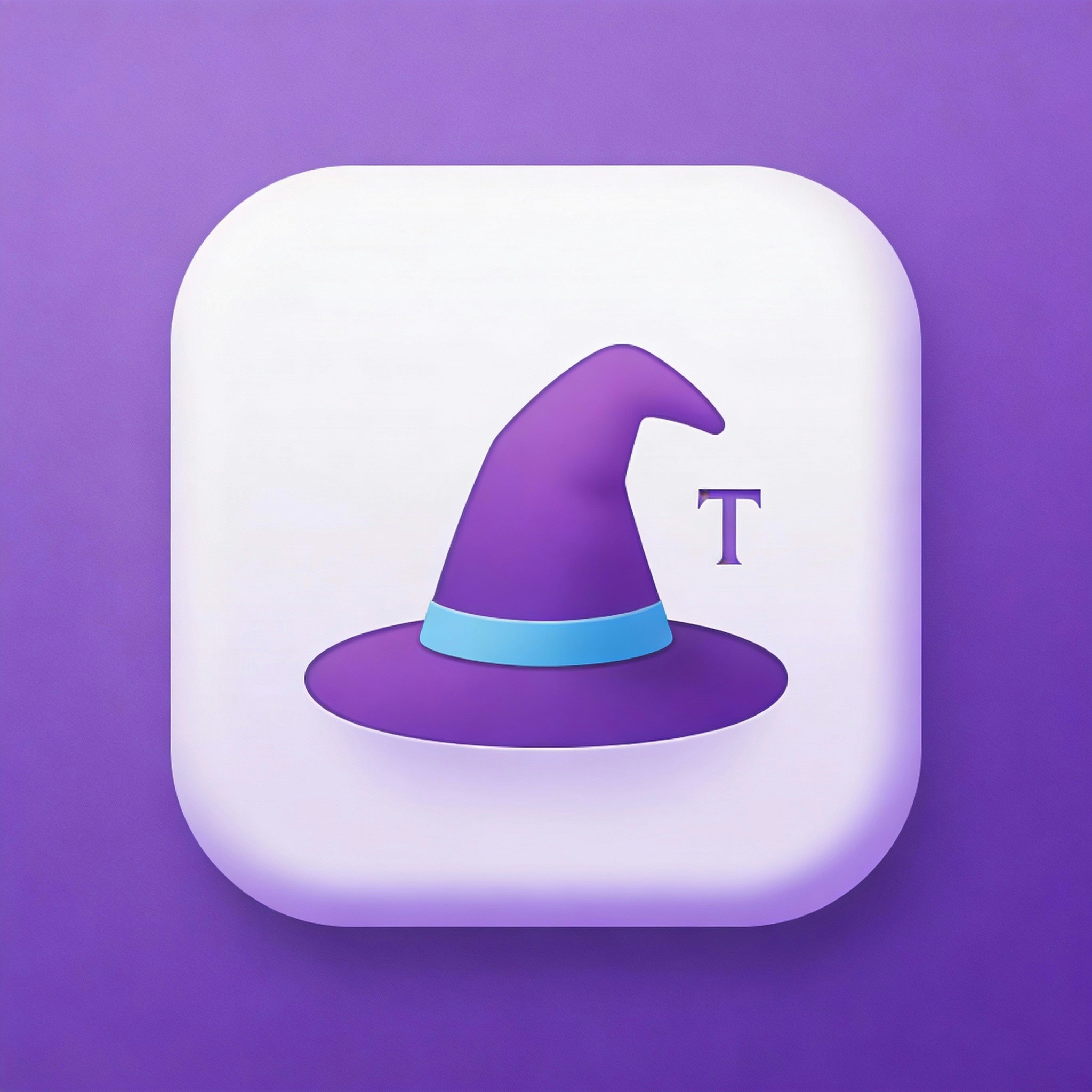Text Wizard: Clean & Convert - Product Hunt launch logo