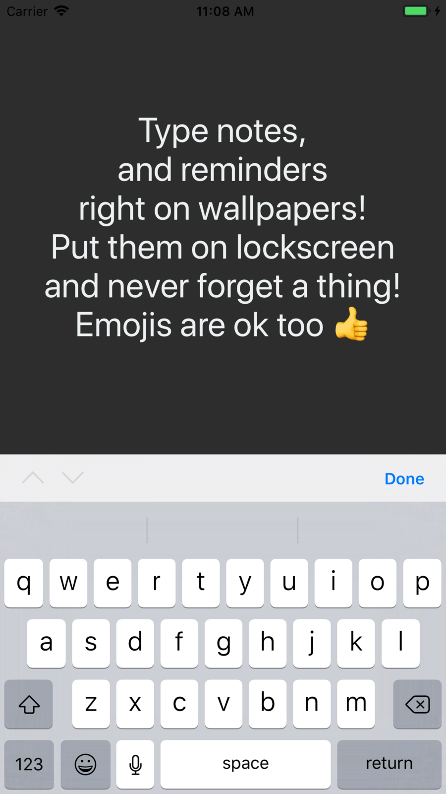 TextWallpaper.Online for iOS : The Text Wallpaper Generator gallery image