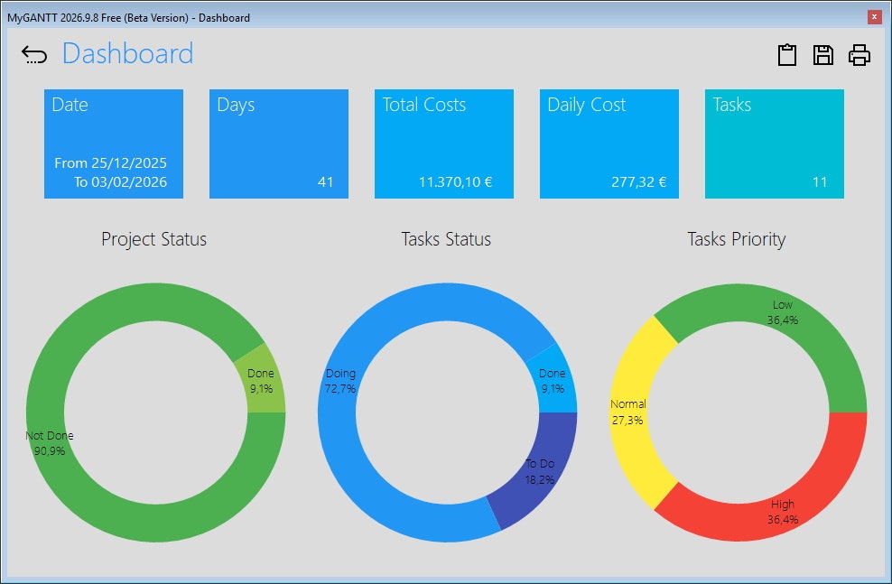 MyGANTT 2026 - Screenshot 2 showing product features and functionality