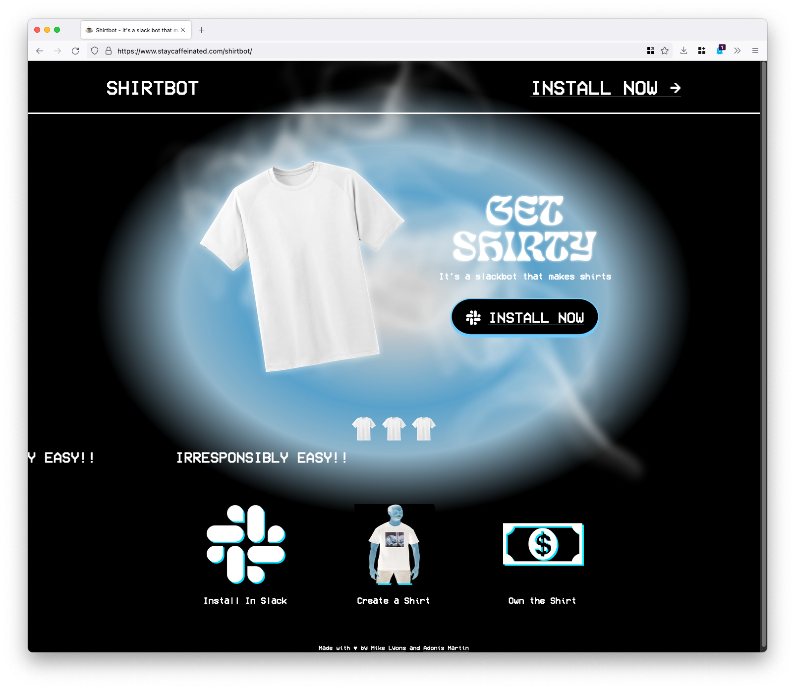 ShirtBot gallery image