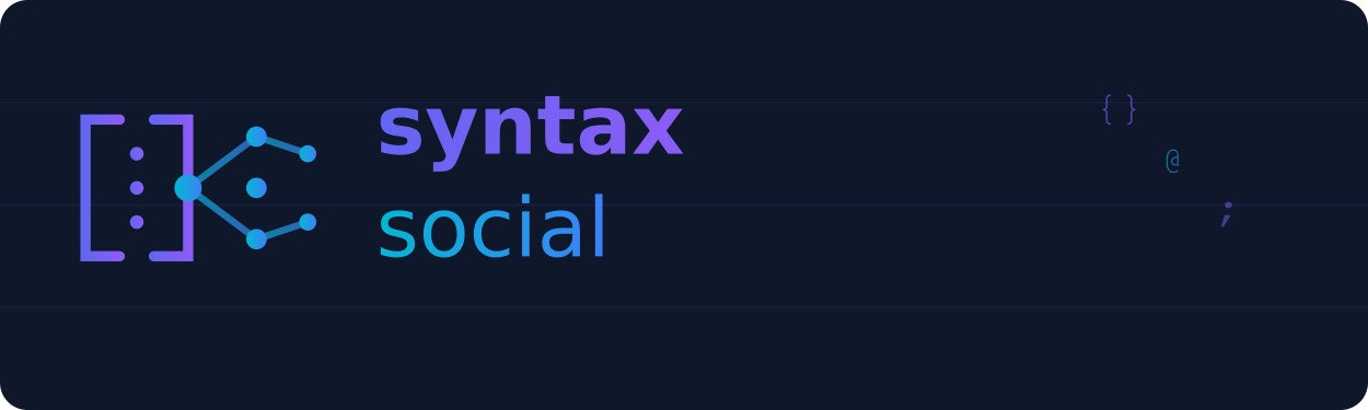 SyntaxSocial - Student developer community media 1