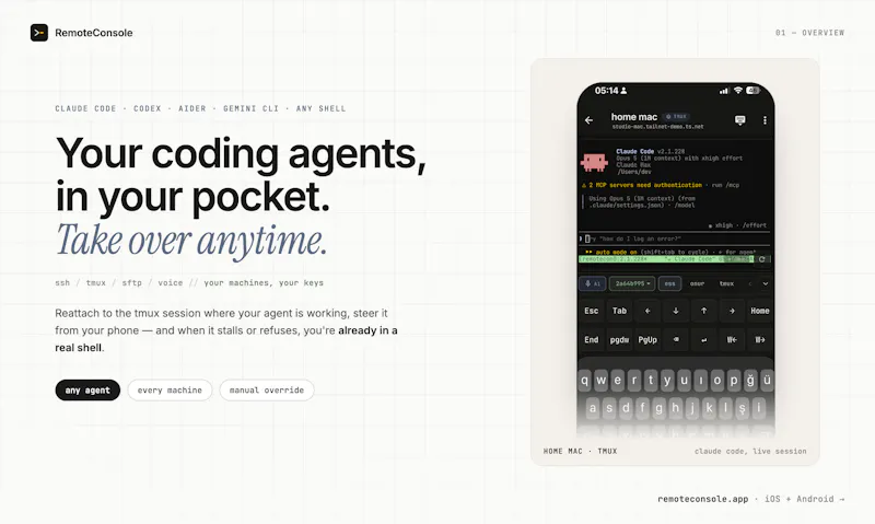 RemoteConsole screenshot 2