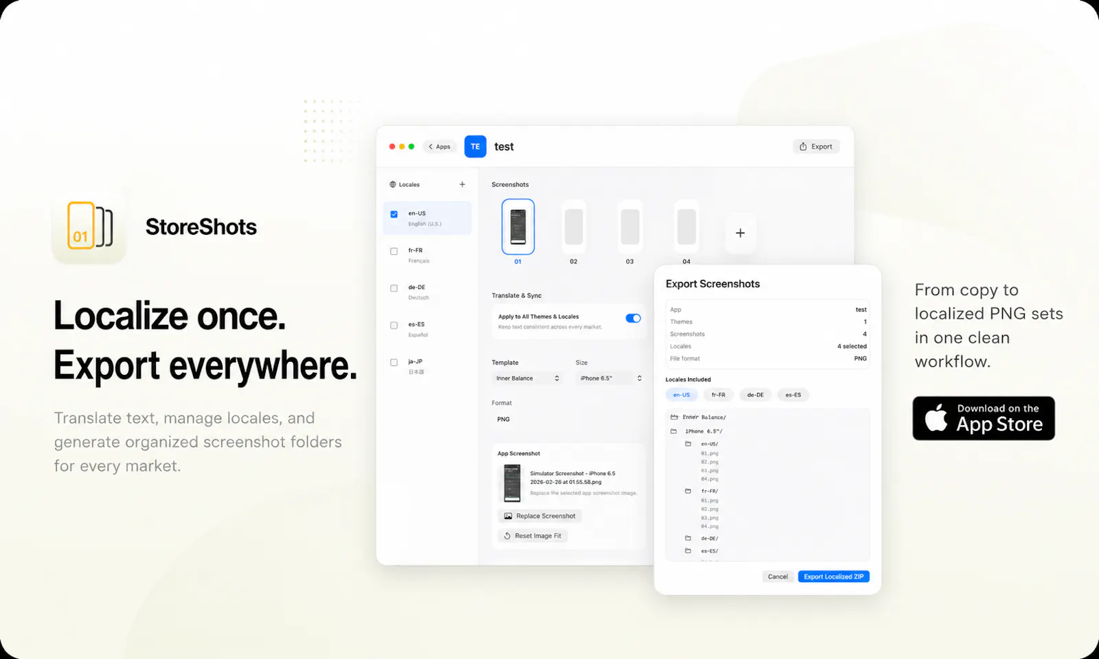 StoreShots screenshot 2