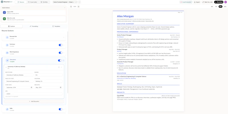 ResumesTailor screenshot 3