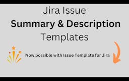 Issue Templates Pro for Jira media 1