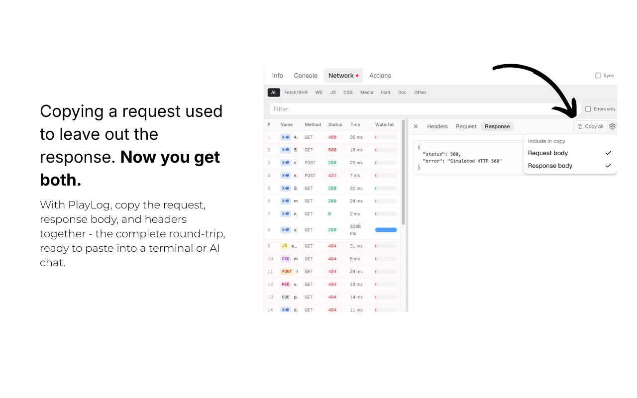 PlayLog - Automated bug reports gallery image