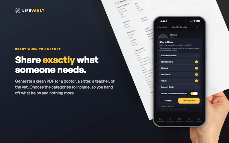 LifeVault: Family Organizer screenshot 4