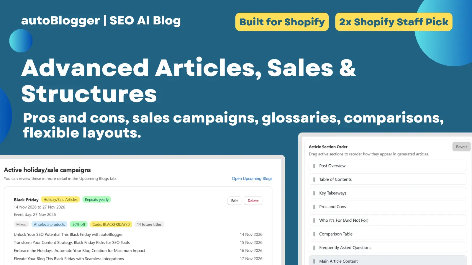 autoBlogger Shopify screenshot 3