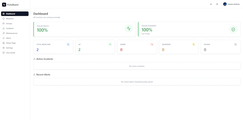 PulseBoard screenshot 1