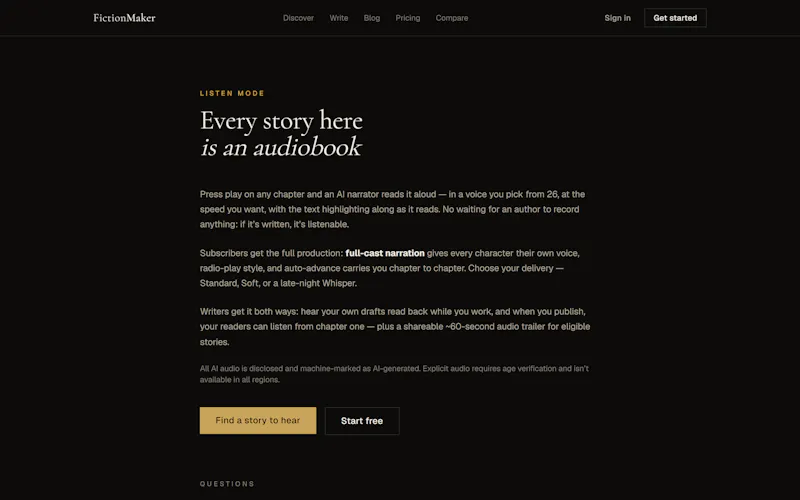 FictionMaker screenshot 5