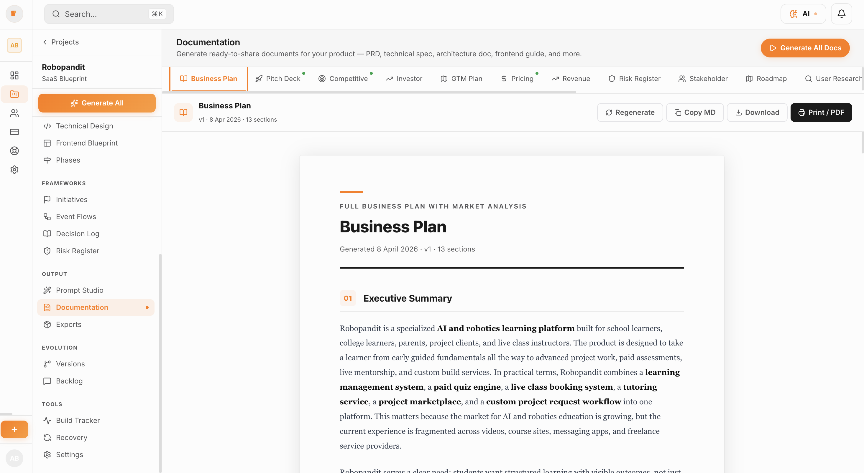PlanMySaaS gallery image