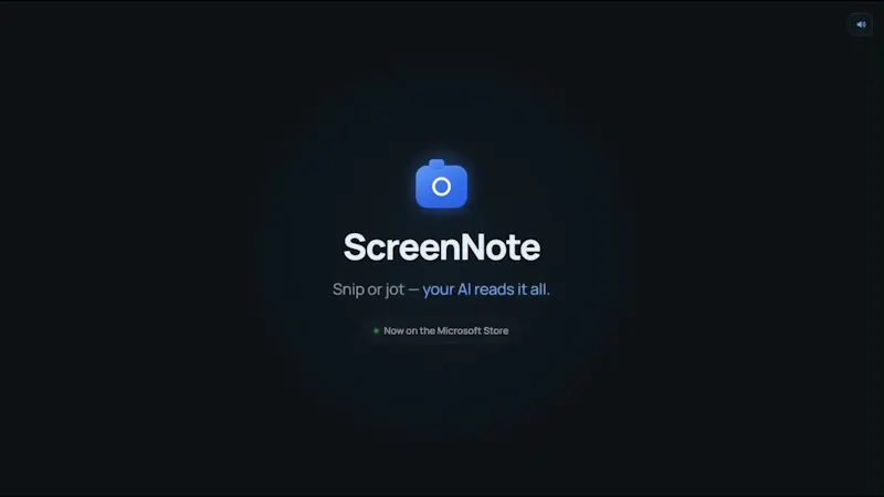 ScreenNote screenshot 1 (video preview)