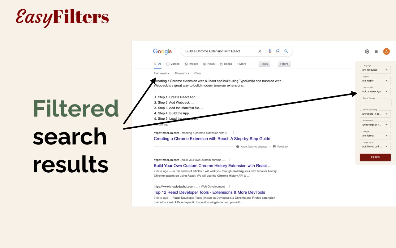 وسائط easyfilters - مرشحات بحث Google - المكان المناسب لك 5
