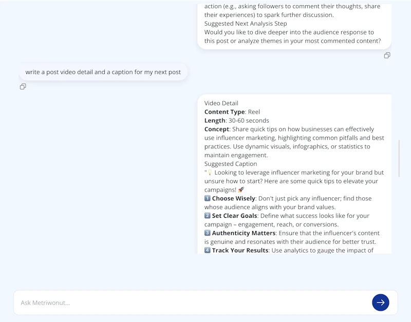 Metriwo screenshot 2