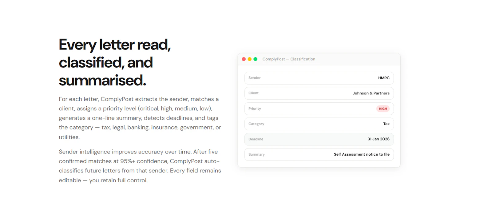 ComplyPost screenshot 8