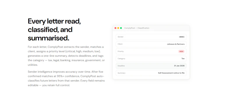 ComplyPost screenshot 8