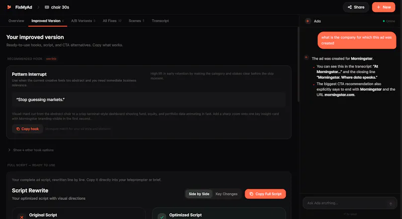 FixMyAd screenshot 3