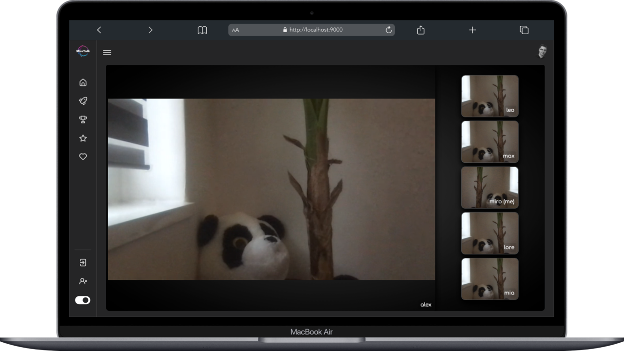 Mirotalk Webrtc media 12