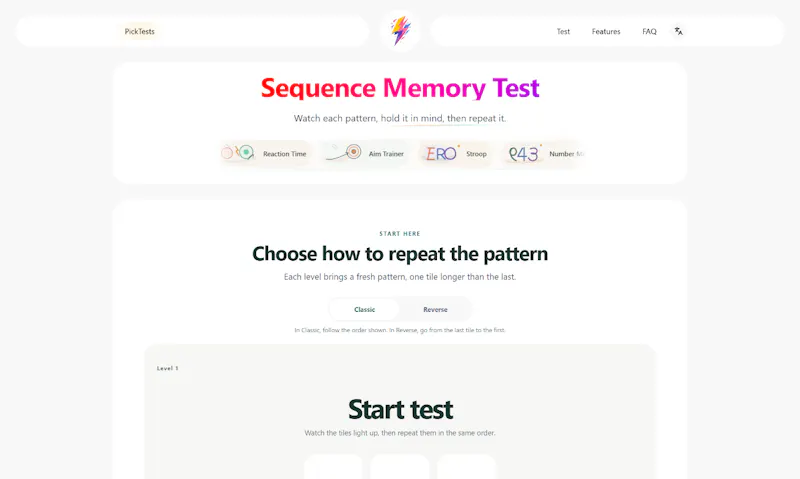 Pick a Test screenshot 4
