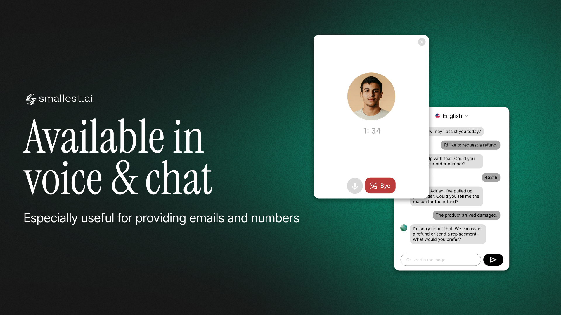 วิดเจ็ตแชทด้วยเสียง - เพิ่ม AI Voice & Chat ตัวแทนโดยตรงไปยังเว็บไซต์ของคุณ media 4
