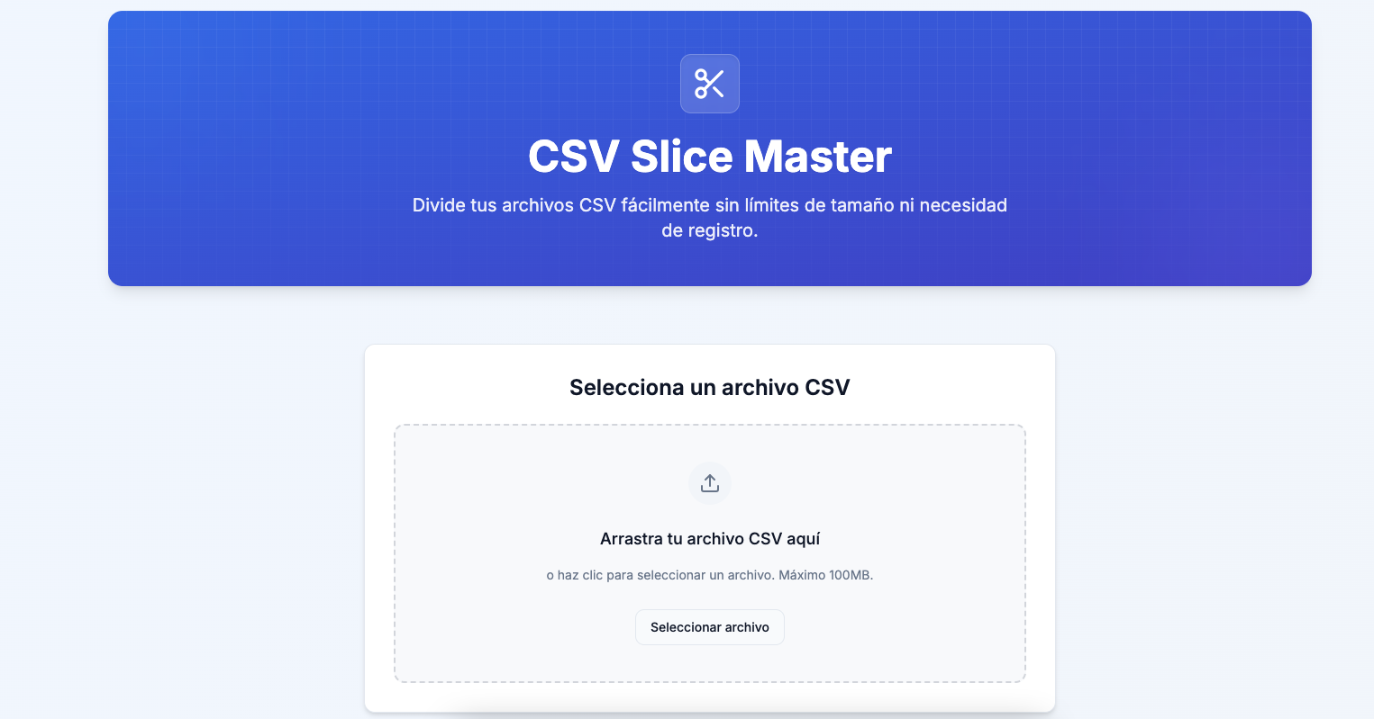 Média Maître de tranche CSV - Diviser facilement les grands fichiers CSV sans limites. 1