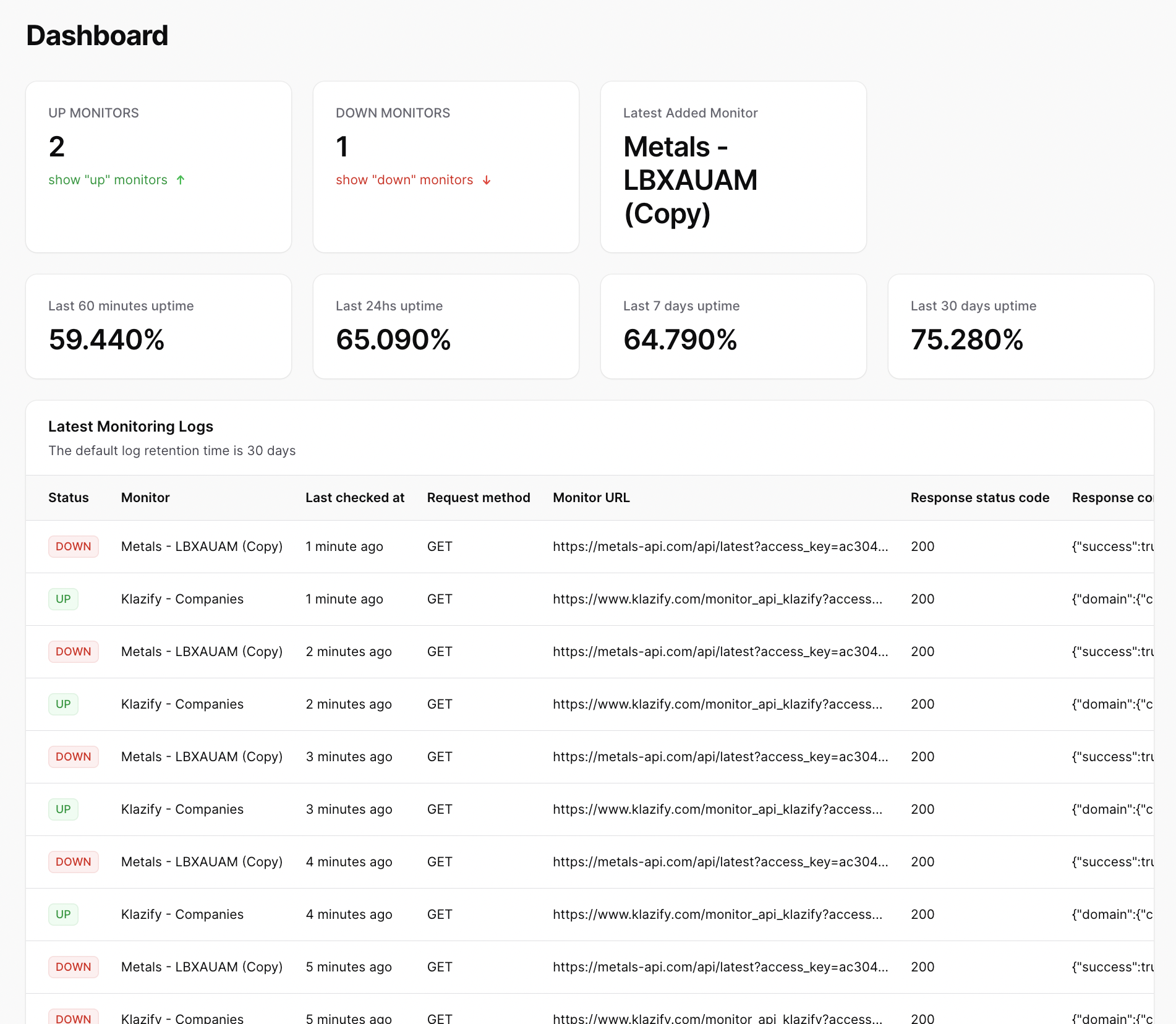 UptimeAPI media 1