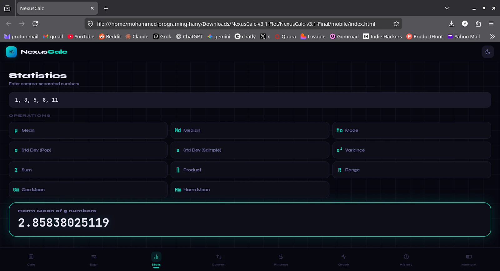 Nexus Calculator screenshot 5
