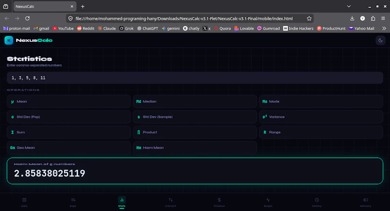 Nexus Calculator screenshot 5