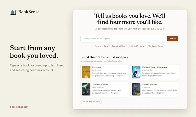 BookSense screenshot 3