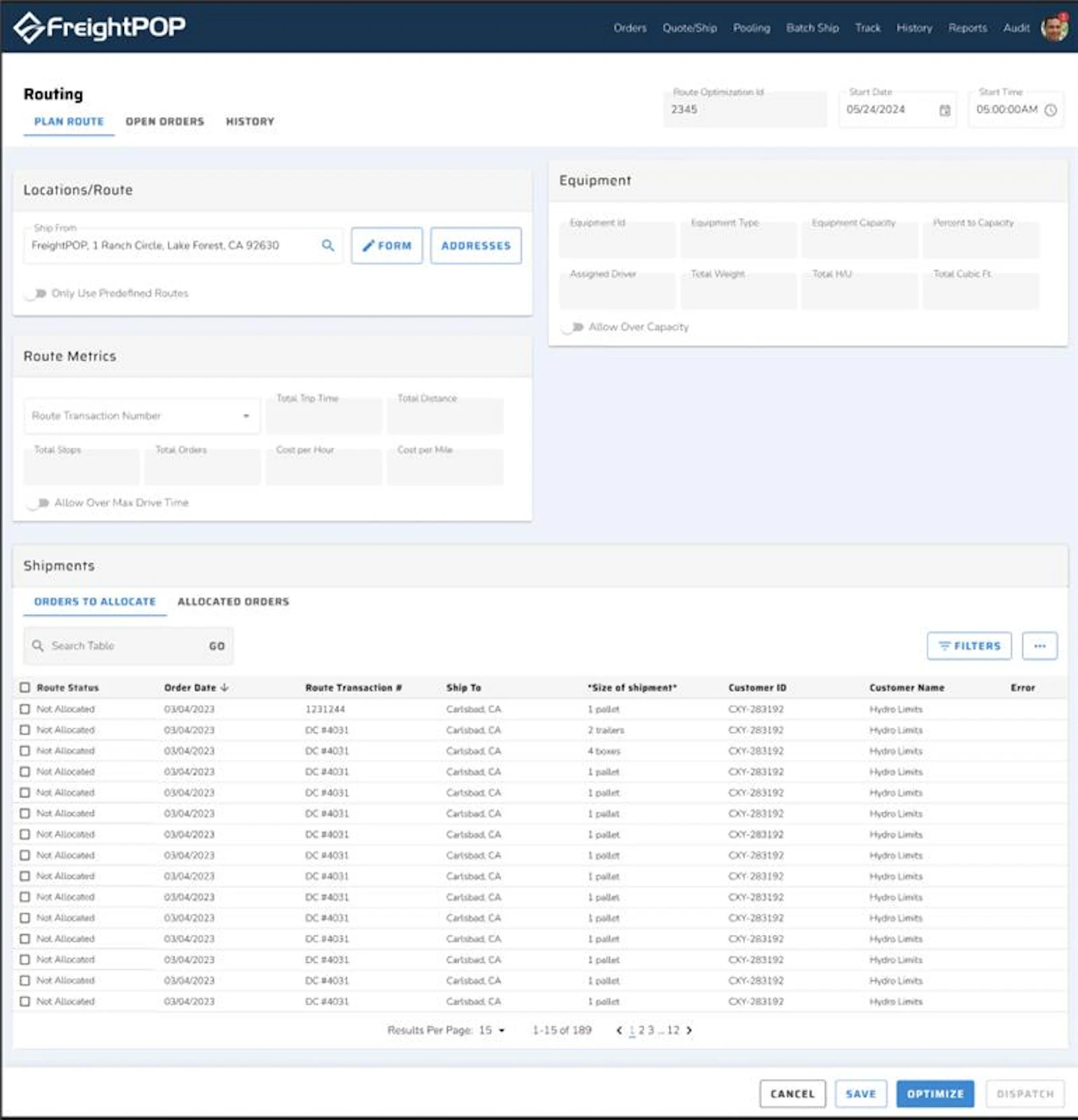 FreightPOP screenshot 7