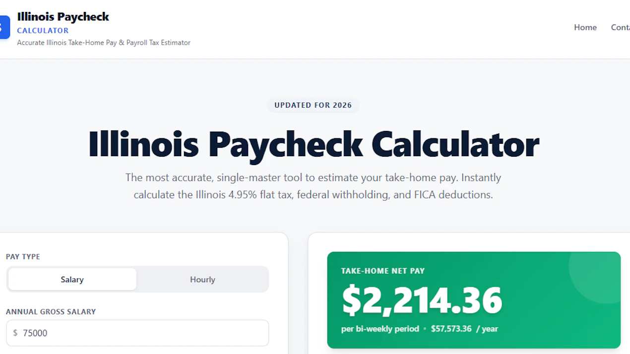 Home Pay Estimator product
