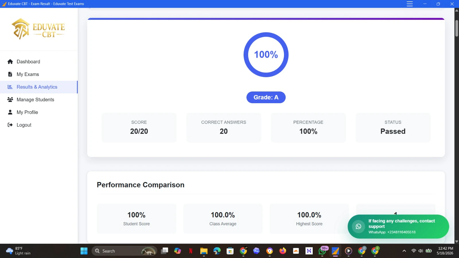 EDUVATE CBT screenshot 8