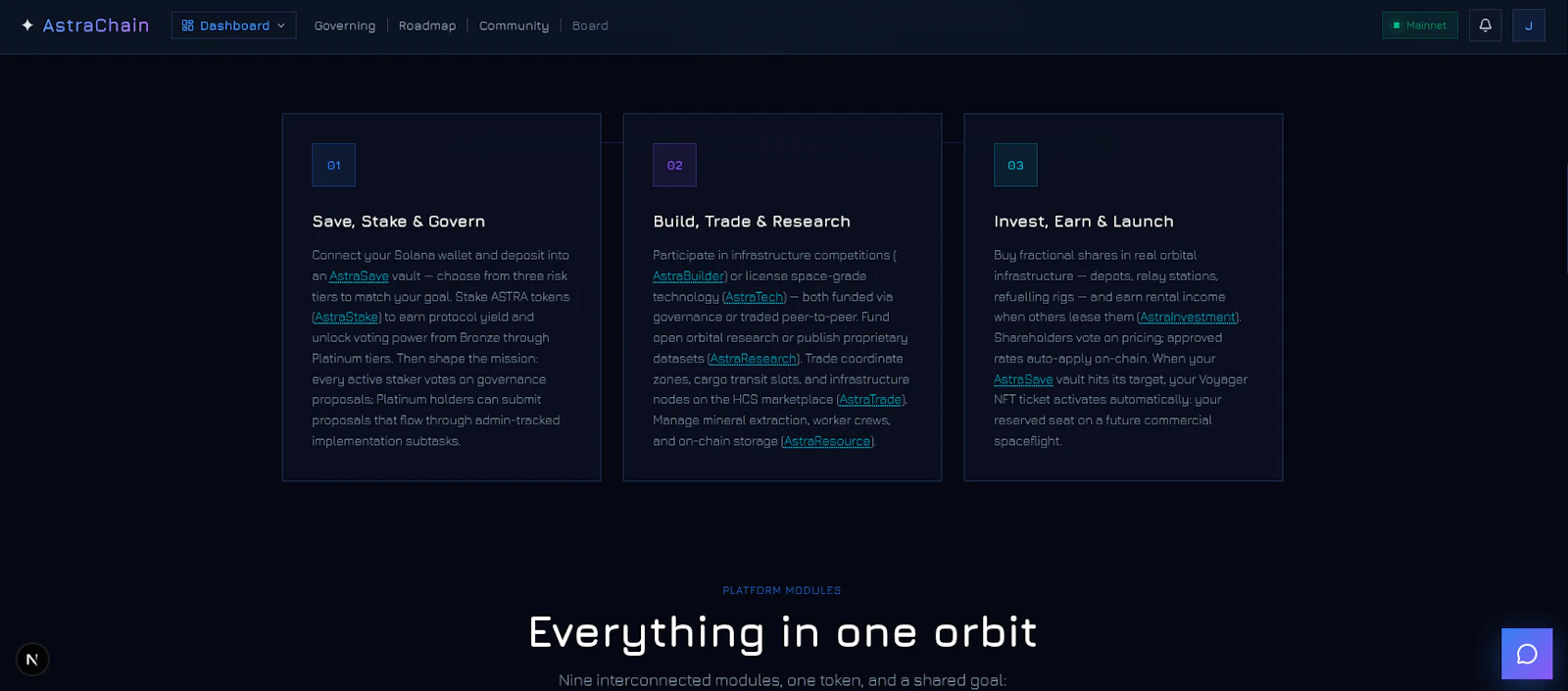 AstraChain screenshot 5