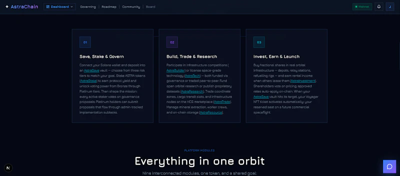 AstraChain screenshot 5