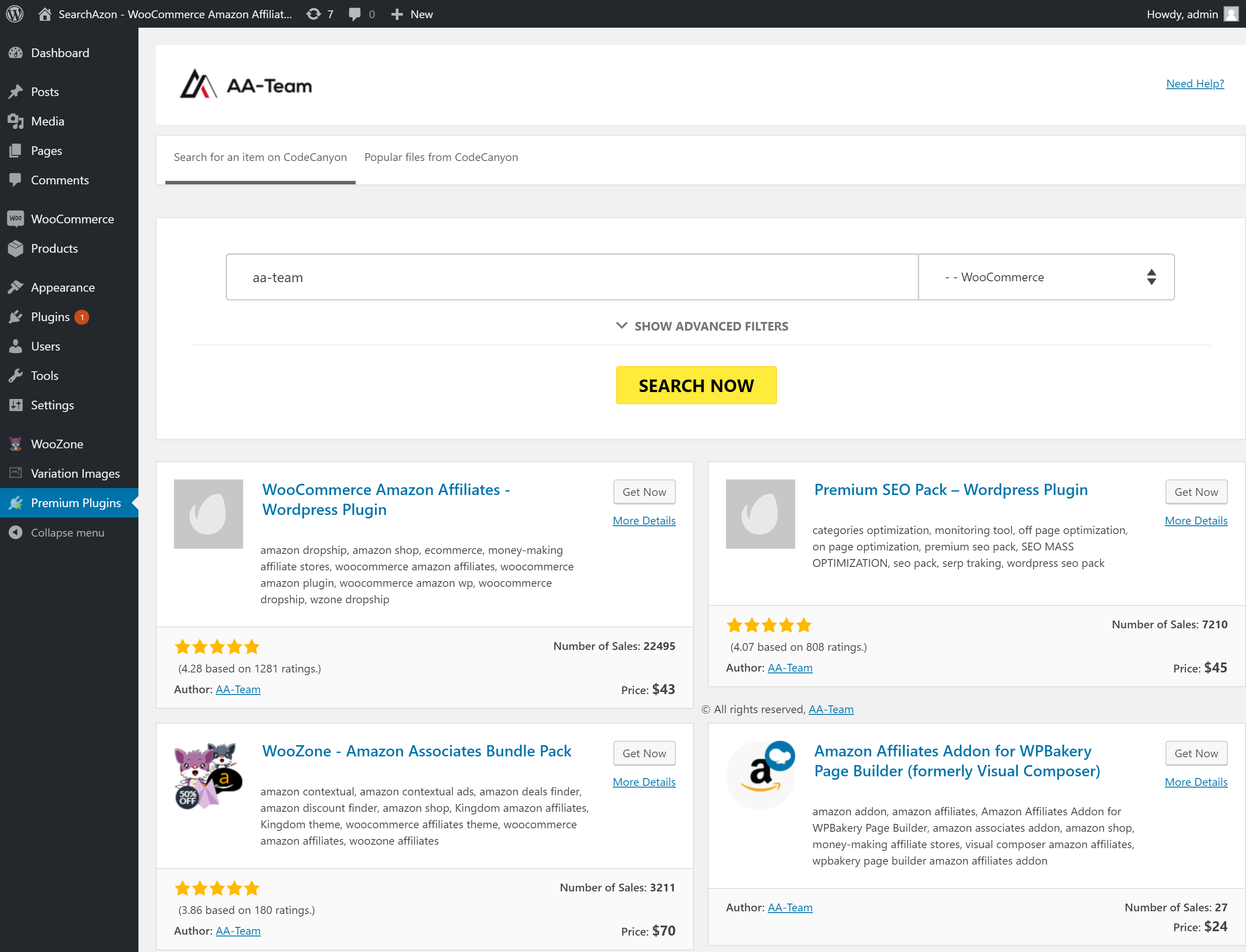 WordPress Premium Plugins gallery image
