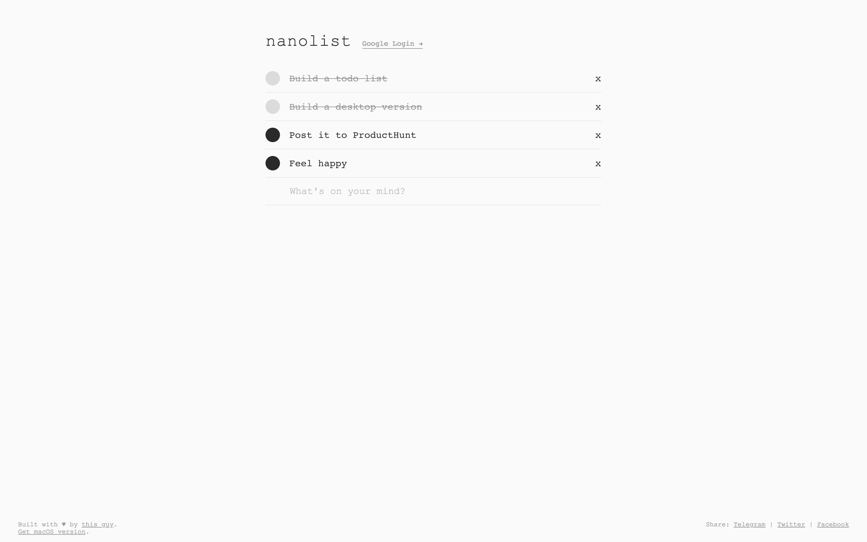 Nanolist gallery image