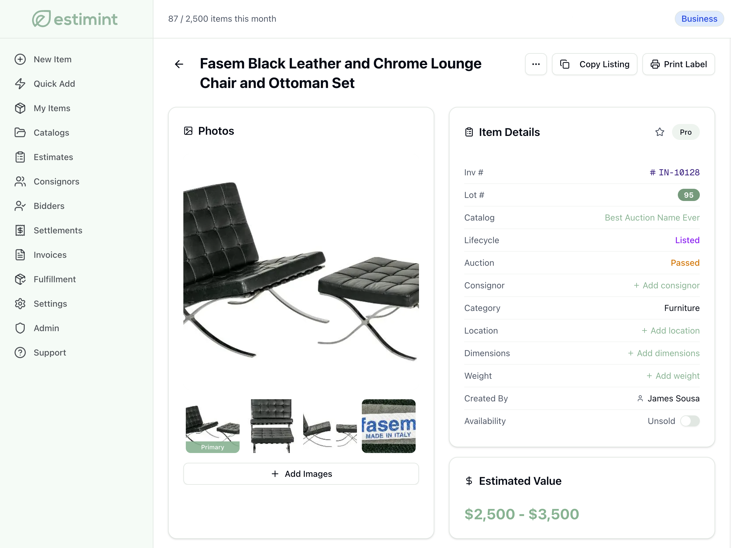 Estimint gallery image