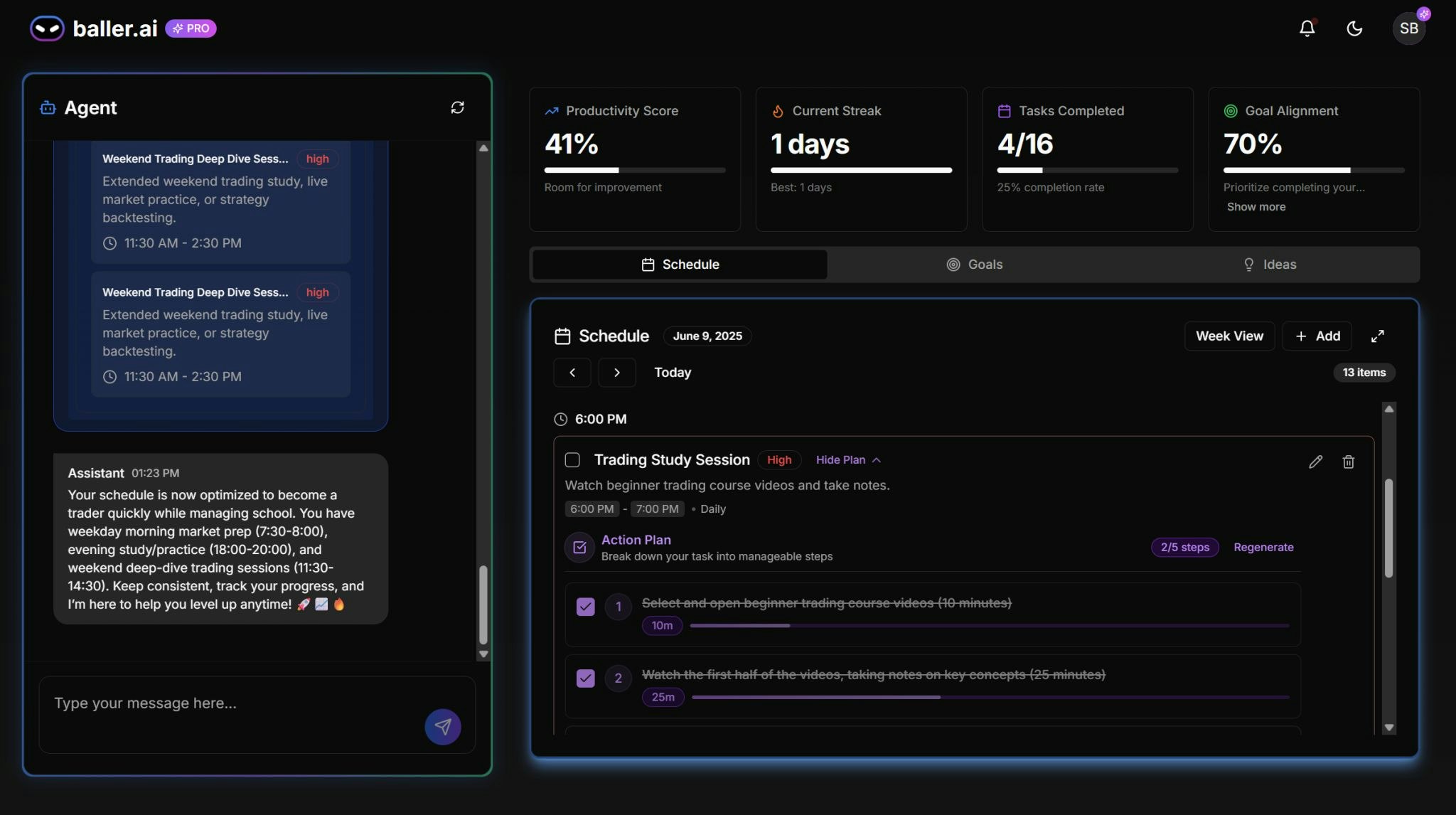 baller.ai screenshot 1