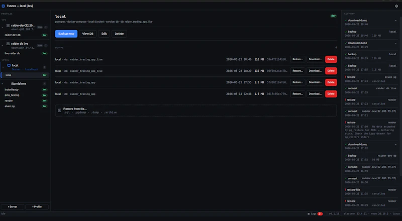 Tunnex screenshot 2