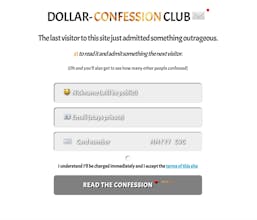 Dollar Confession Club gallery image