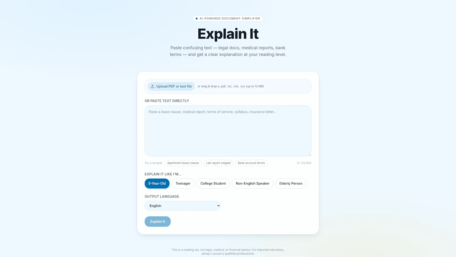 Explain It screenshot 2