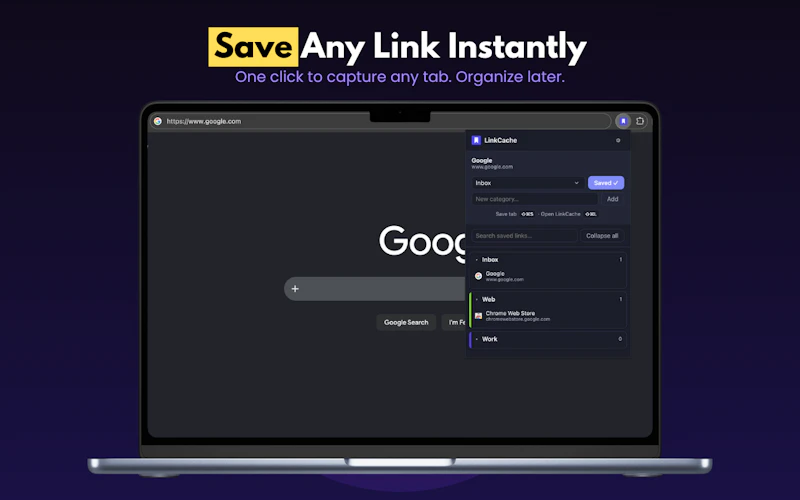 LinkCache screenshot 2