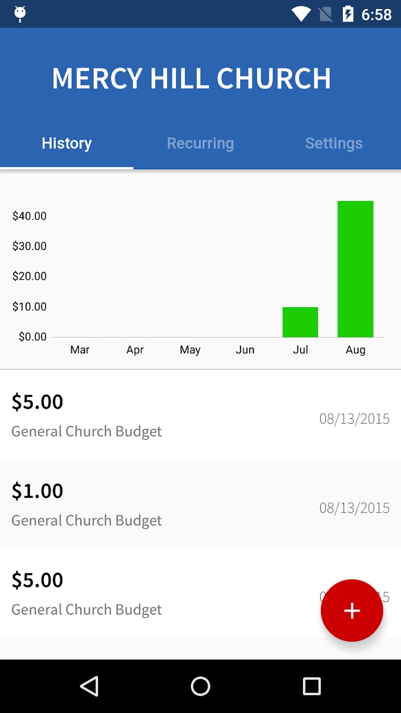 easyTithe gallery image