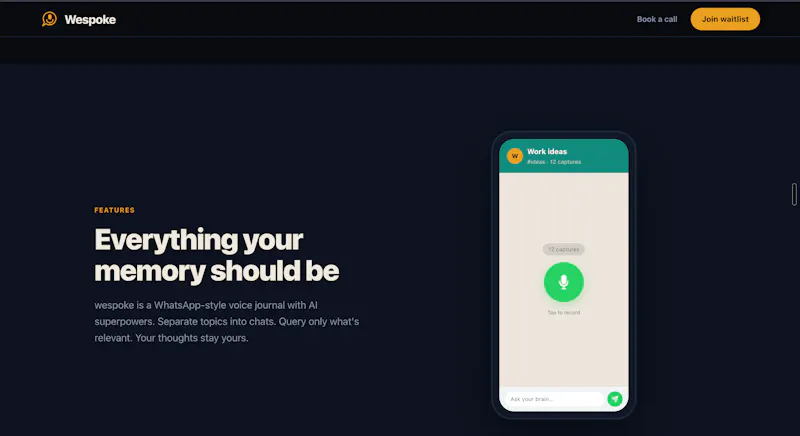 wespoke screenshot 1