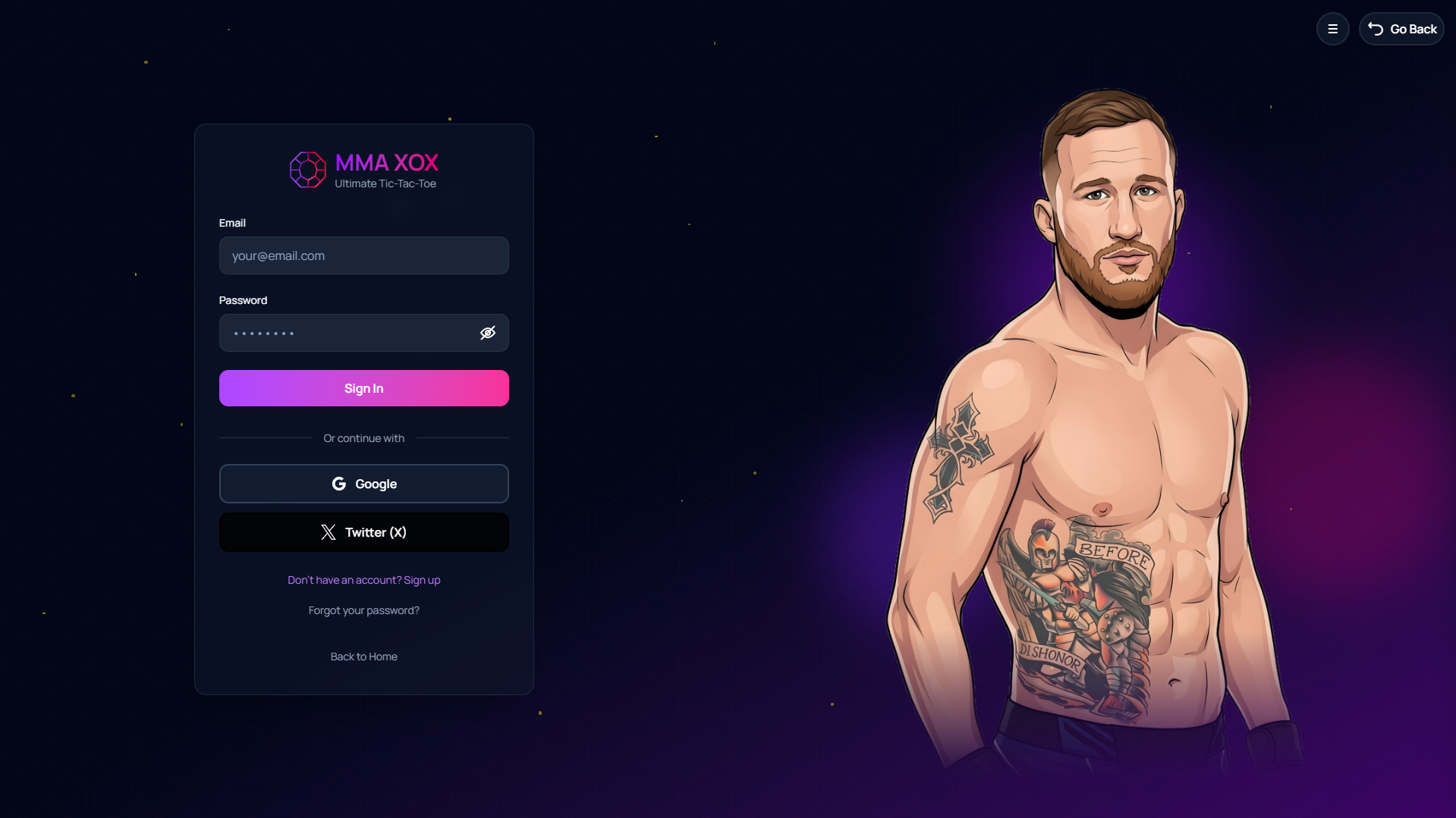 MMA XOX gallery image