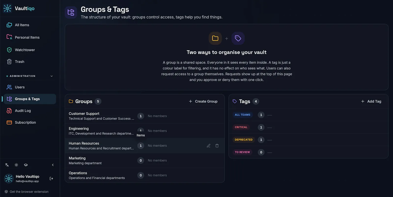 Vaultiqo screenshot 4