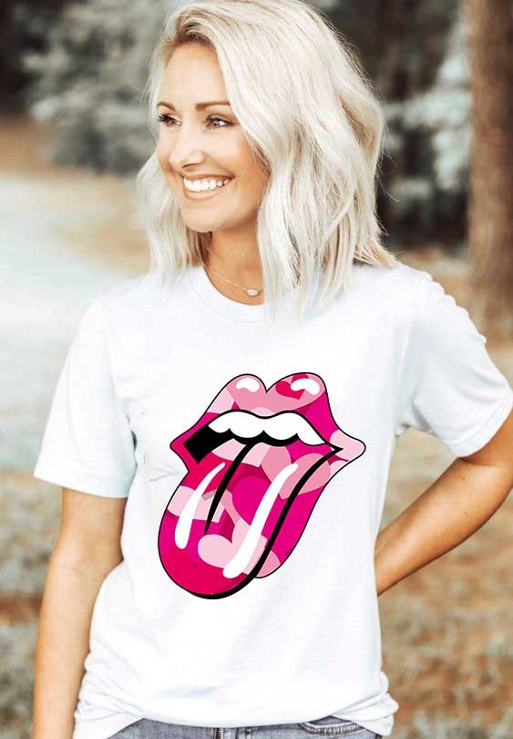 Rolling Stones Tongue Graphic Tees gallery image