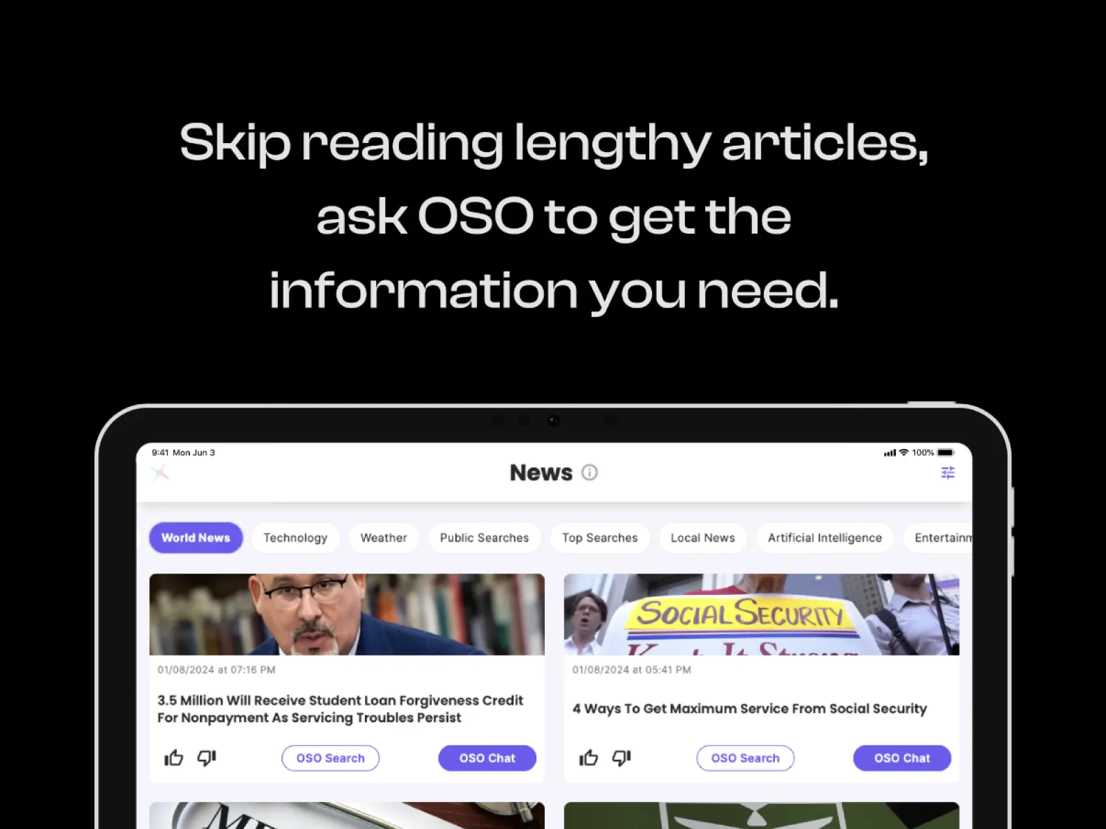 OSO AI: AI Without Limits | Product Hunt