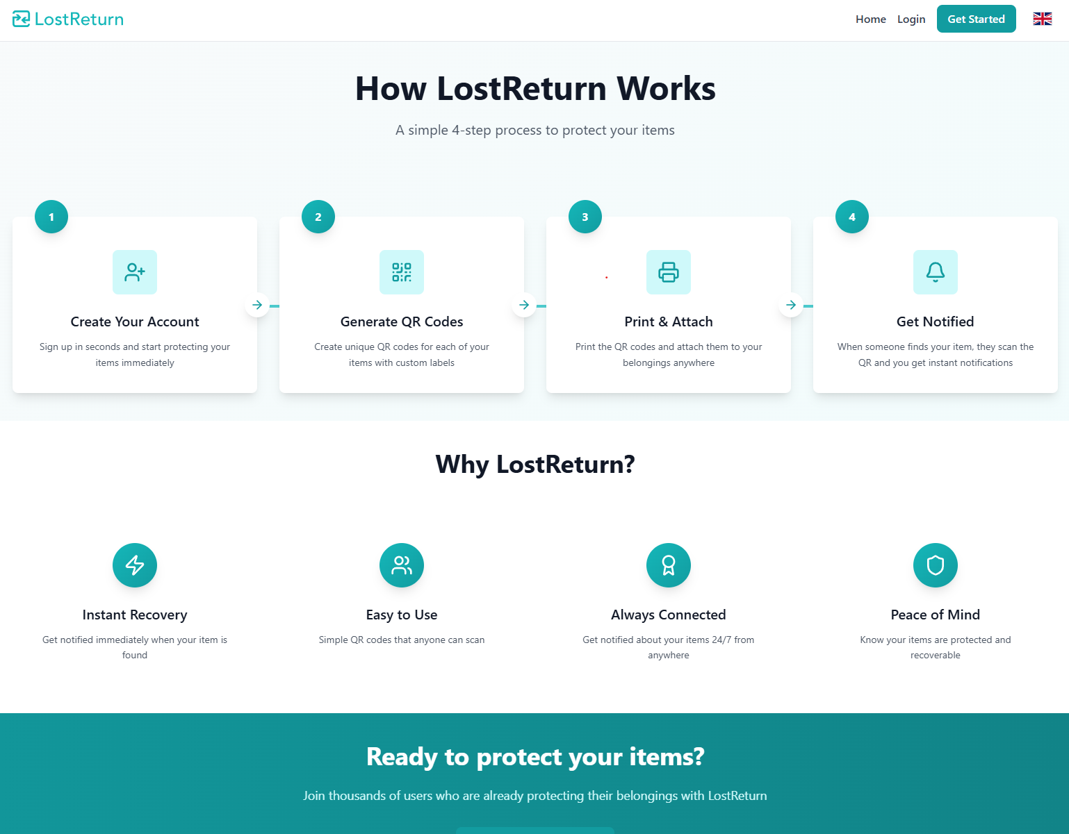 LostReturn - Screenshot 2 showing product features and functionality